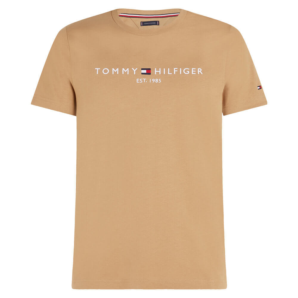 Tommy Hilfiger Logo Embroidery Slim T-Shirt